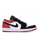 AIR JORDAN 1 LOW BLACK TOE  Scarpe 553558 116