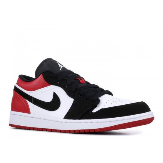 AIR JORDAN 1 LOW BLACK TOE  Scarpe 553558 116