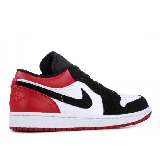 AIR JORDAN 1 LOW BLACK TOE  Scarpe 553558 116