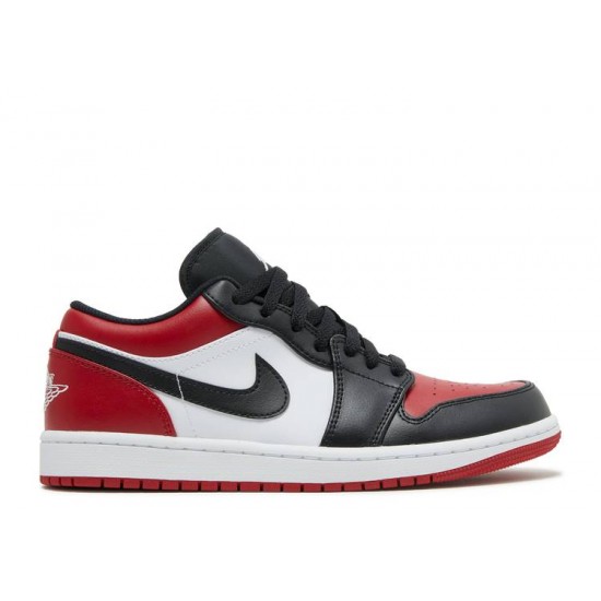 AIR JORDAN 1 LOW BRED TOE  Scarpe 553558 612