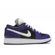 AIR JORDAN 1 LOW GS BLACK COURT PURPLE  Scarpe 553560 501