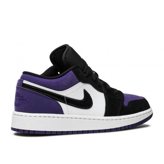 AIR JORDAN 1 LOW GS COURT PURPLE BKCK  Scarpe 553560 125