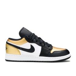 AIR JORDAN 1 LOW GS GOLD TOE  Scarpe cq9487 700