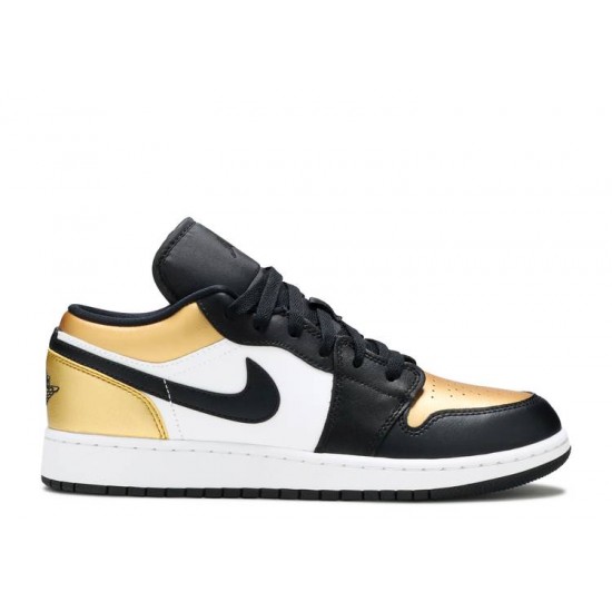 AIR JORDAN 1 LOW GS GOLD TOE  Scarpe cq9487 700