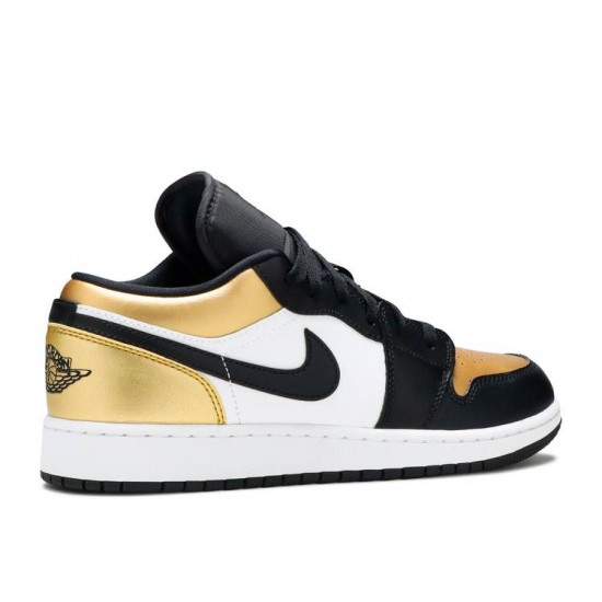 AIR JORDAN 1 LOW GS GOLD TOE  Scarpe cq9487 700