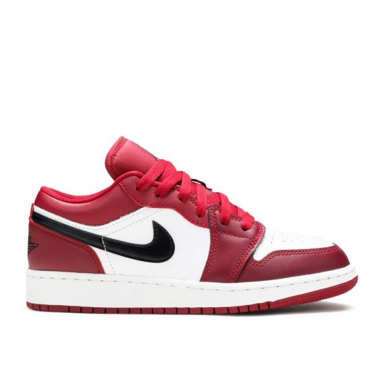 AIR JORDAN 1 LOW GS NOBLE RED  Scarpe 553560 604