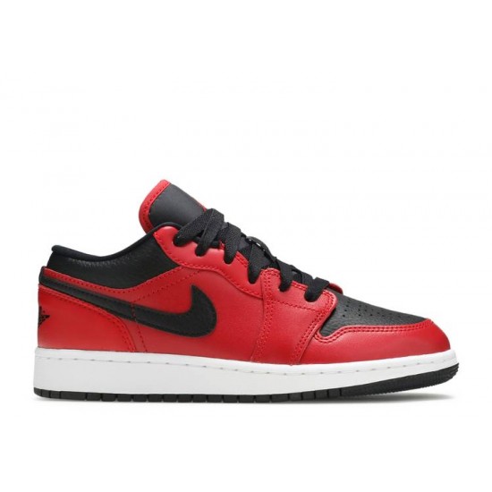 AIR JORDAN 1 LOW GS REVERSE BRED RED  Scarpe 553560 606