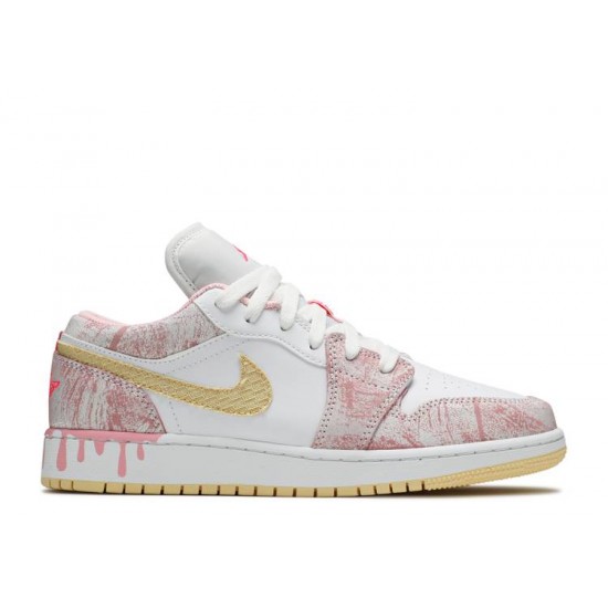 AIR JORDAN 1 LOW GS STRAWBERRY ICE CREAM  Scarpe cw7104 601