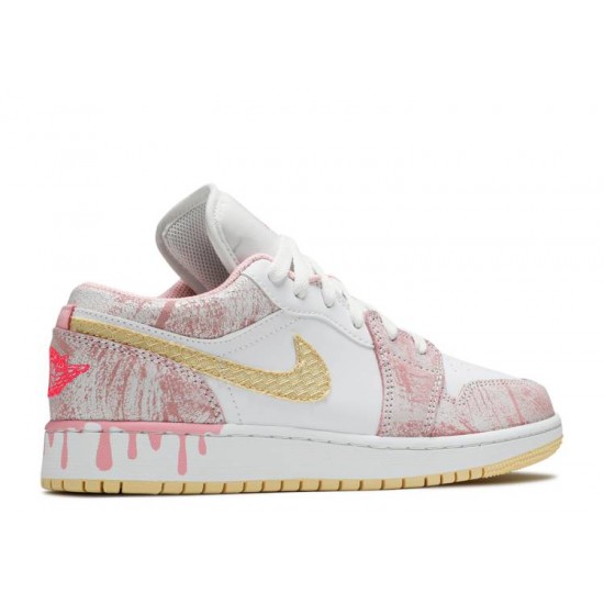 AIR JORDAN 1 LOW GS STRAWBERRY ICE CREAM  Scarpe cw7104 601