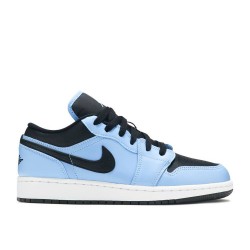 AIR JORDAN 1 LOW GS UNIVERSITY BLUE BLACK  Scarpe 553560 403