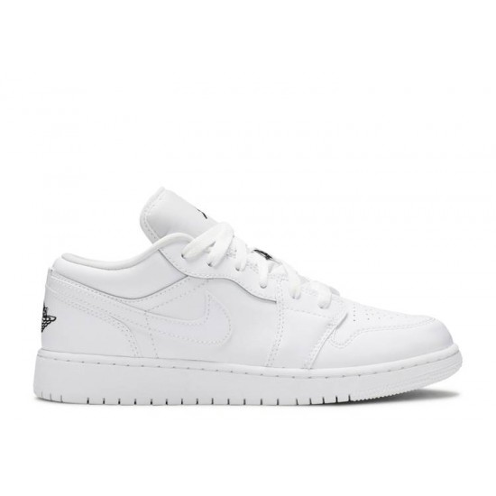 AIR JORDAN 1 LOW GS WHITE BLACK  Scarpe 553560 101