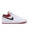 AIR JORDAN 1 LOW GS WHITE GYM RED  Scarpe 553560 118