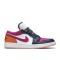 AIR JORDAN 1 LOW MISMATCHED PURPLE MAGENTA  Scarpe dj4342 400