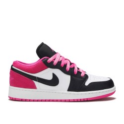 AIR JORDAN 1 LOW SE GS BLACK ACTIVE FUCHSIA  Scarpe ct1564 005