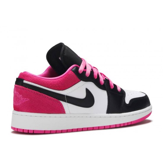 AIR JORDAN 1 LOW SE GS BLACK ACTIVE FUCHSIA  Scarpe ct1564 005