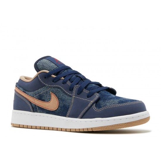 AIR JORDAN 1 LOW SE GS DENIM  Scarpe dm4692 400