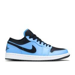 AIR JORDAN 1 LOW UNIVERSITY BLUE BLACK  Scarpe 553558 403