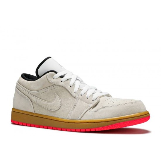 AIR JORDAN 1 LOW WHITE GYM YELLOW  Scarpe 553558 119