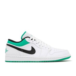 AIR JORDAN 1 LOW WHITE LUCKY GREEN  Scarpe 553558 129