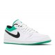 AIR JORDAN 1 LOW WHITE LUCKY GREEN  Scarpe 553558 129