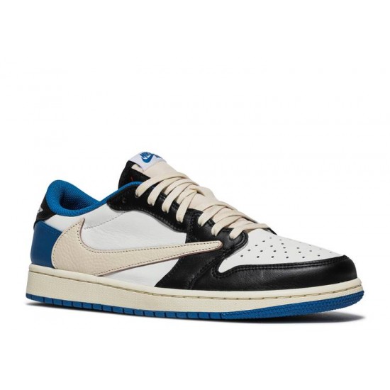 FRAGMENT DESIGN X TRAVIS SCOTT X AIR JORDAN 1 RETRO LOW  Scarpe dm7866 140