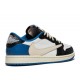 FRAGMENT DESIGN X TRAVIS SCOTT X AIR JORDAN 1 RETRO LOW  Scarpe dm7866 140