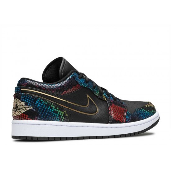 WMNS AIR JORDAN 1 LOW MULTI SNAKESKIN  Scarpe cw5580 001