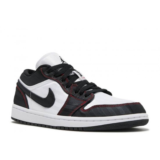 WMNS AIR JORDAN 1 LOW SE UTILITY WHITE BLACK RED  Scarpe dd9337 106