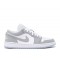 WMNS AIR JORDAN 1 LOW WHITE WOLF GREY  Scarpe dc0774 105