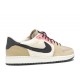 WMNS AIR JORDAN 1 RETRO LOW FLEECE PARACHUTE BEIGE  Scarpe aq0828 200