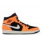 AIR JORDAN 1 MID BLACK CONE  Scarpe 554724 062