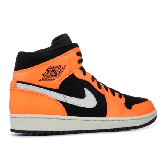 AIR JORDAN 1 MID BLACK CONE  Scarpe 554724 062