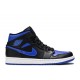 AIR JORDAN 1 MID BLACK HYPER ROYAL  Scarpe 554724 068