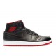 AIR JORDAN 1 MID BLACK RED  Scarpe 554724 028