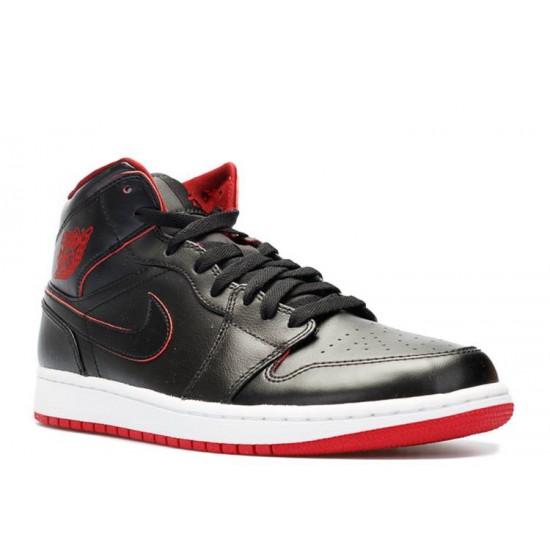 AIR JORDAN 1 MID BLACK RED  Scarpe 554724 028