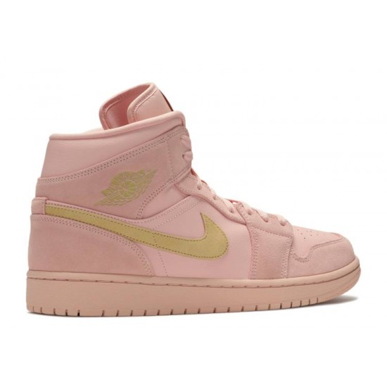 AIR JORDAN 1 MID CORAL GOLD  Scarpe 852542 600