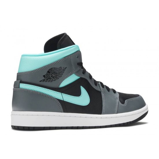 AIR JORDAN 1 MID GREY AQUA  Scarpe 554724 063