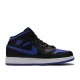 AIR JORDAN 1 MID GS BLACK HYPER ROYAL  Scarpe 554725 068