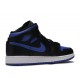 AIR JORDAN 1 MID GS BLACK HYPER ROYAL  Scarpe 554725 068