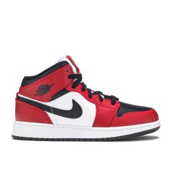 AIR JORDAN 1 MID GS CHICAGO BLACK TOE  Scarpe 554725 069