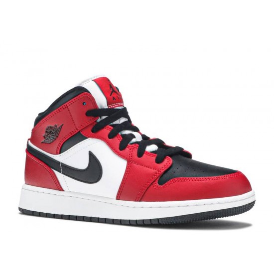 AIR JORDAN 1 MID GS CHICAGO BLACK TOE  Scarpe 554725 069