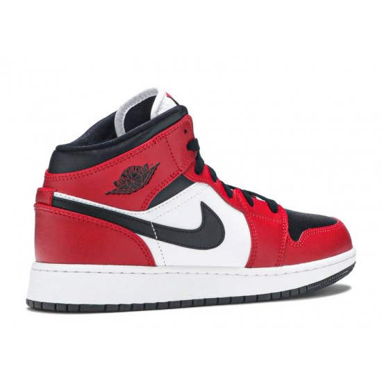 AIR JORDAN 1 MID GS CHICAGO BLACK TOE  Scarpe 554725 069