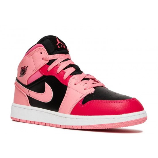 AIR JORDAN 1 MID GS CORAL CHALK  Scarpe 554725 662