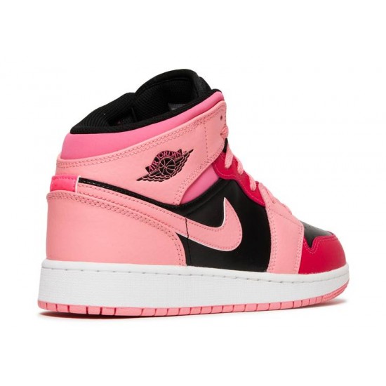 AIR JORDAN 1 MID GS CORAL CHALK  Scarpe 554725 662