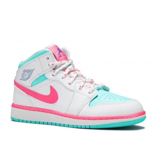 AIR JORDAN 1 MID GS DIGITAL PINK  Scarpe 555112 102