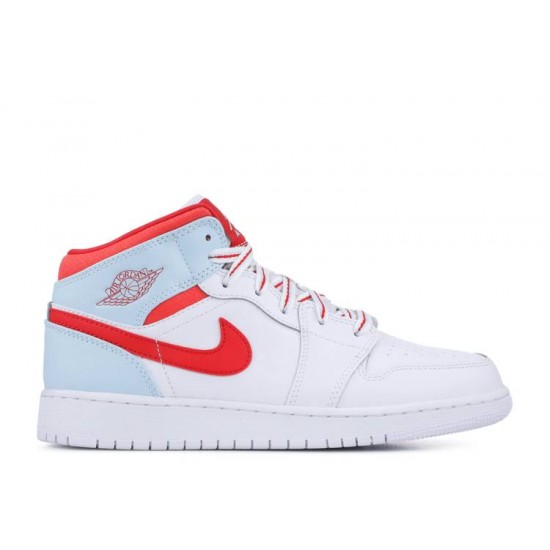 AIR JORDAN 1 MID GS TOPAZ MIST  Scarpe 555112 104