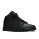 AIR JORDAN 1 MID GS TRIPLE BLACK  Scarpe 554725 091