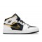 AIR JORDAN 1 MID GS WHITE GOLD  Scarpe 554725 190