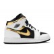 AIR JORDAN 1 MID GS WHITE GOLD  Scarpe 554725 190