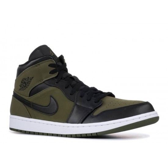 AIR JORDAN 1 MID OLIVE CANVAS  Scarpe 554724 301